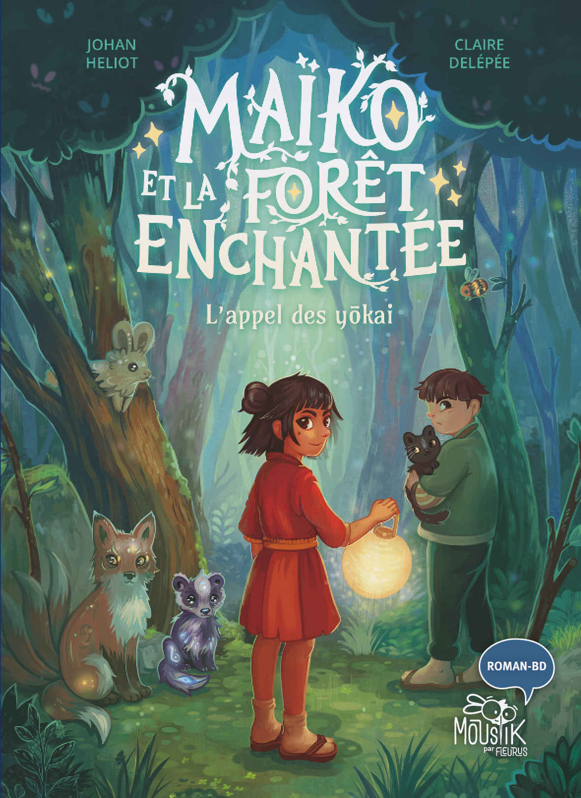 Couverture de Maïko et la forêt enchantée, de Johan Heliot