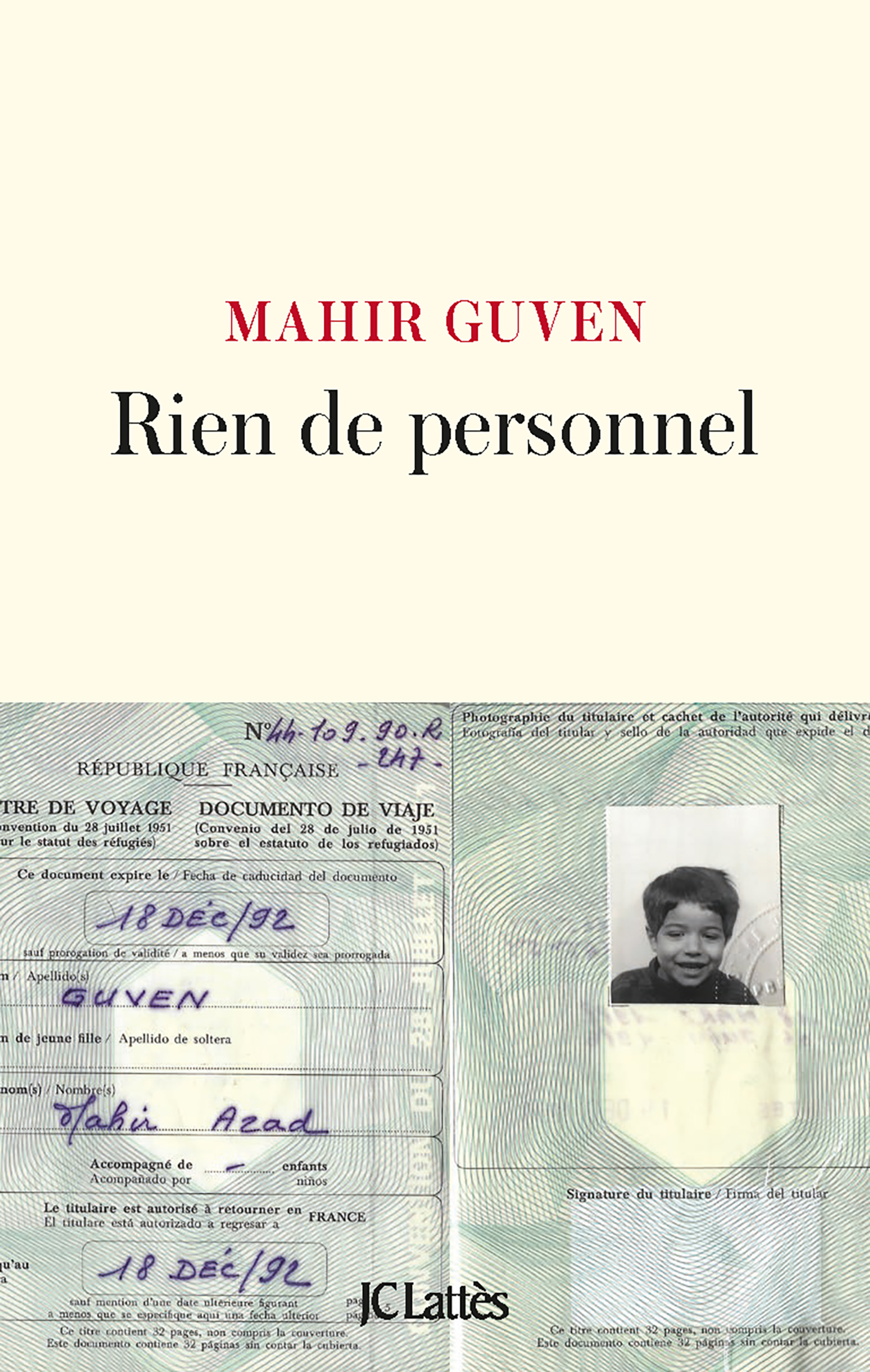 couverture rien de personnel