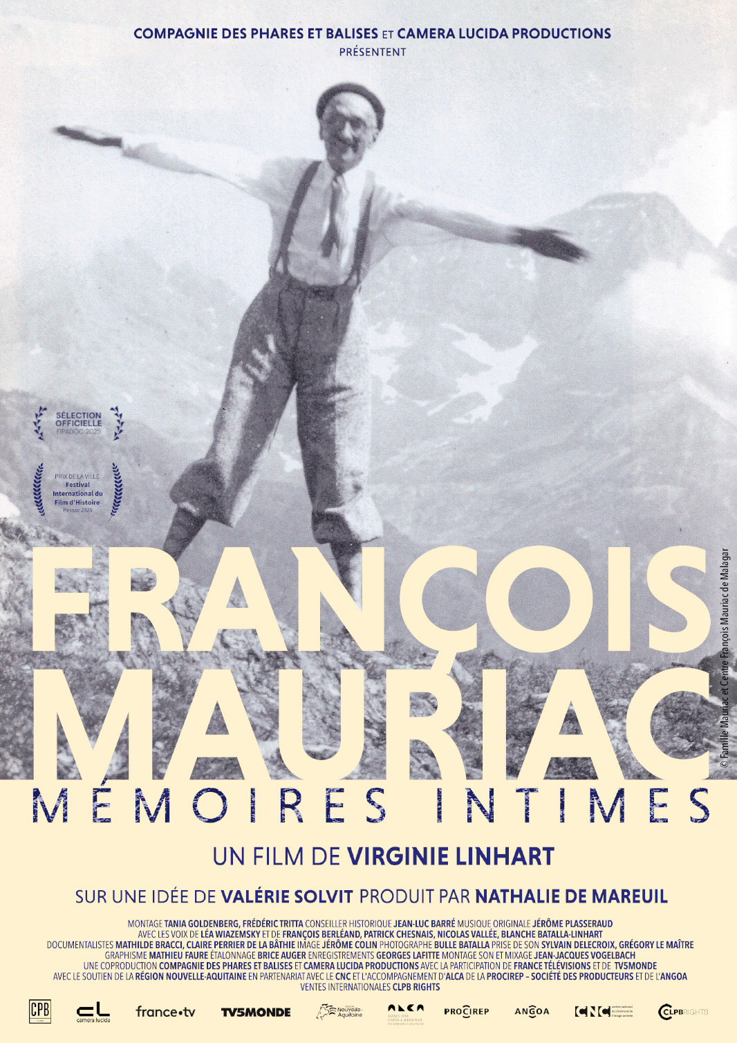 Affiche François Mauriac - Mémoires intimes