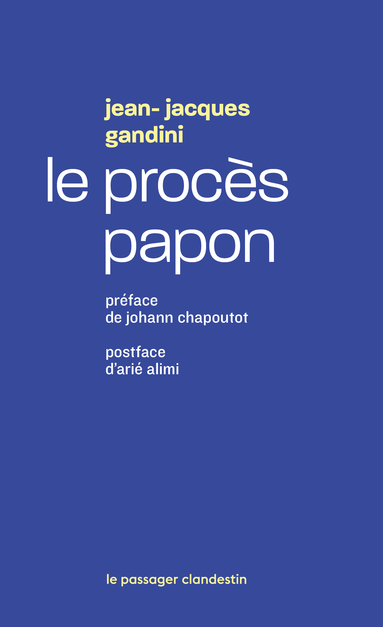 Le procès papon, Jean-Jacques Gandini